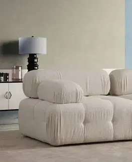 Dvoumístná pohovka Doblo 2 Seater ( L1-1R) Cream Bouclette