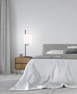 Černobílá stolní lampa Tokyo Ledea