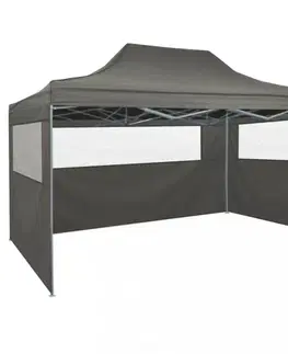 Skládací nůžkový party stan s bočnicemi 3x4,5 m Dekorhome