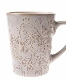 Keramický hrnek Bird, 316 ml, bílá