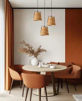 Stropní lampa Milbury černá 1x40W E27 žluté stínidlo