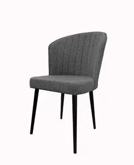 Sada židlí (2 kusy) Rubi - Grey, Black