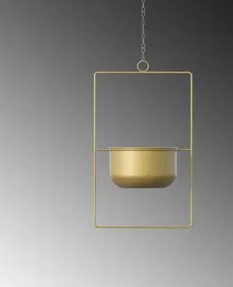 Dekorativní květináč Parapet - Gold