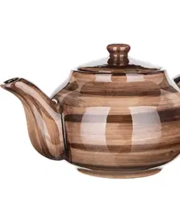 Banquet Keramická konvice Palas 0,9 l, hnědá
