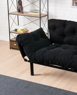 Rozkládací pohovka Nitta Black