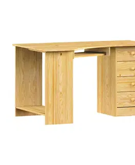 PC stůl rohový 8846 lakovaný