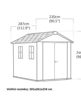 Zahradní domek APEX 11x7,5 Keter