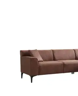 Rohová sedací souprava New Petra R Corner - Cognac
