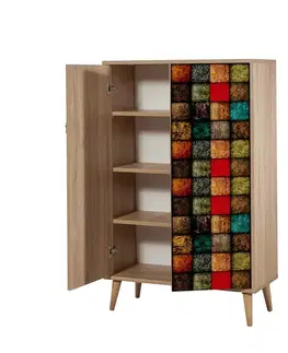 Skříňka Mega Sonoma Oak Cubes