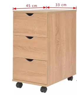 Kontejner s kolečky Dekorhome