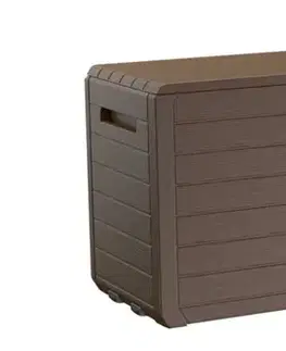 KETER Úložný box ATALAS | hnědá 270L