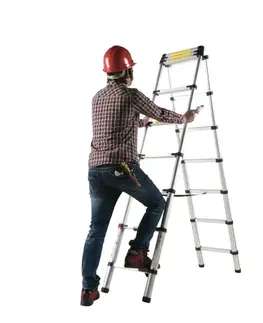 Teleskopický žebřík, 2 x 2,8 m, XL