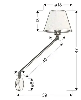Nástěnné světlo FILLY Candellux