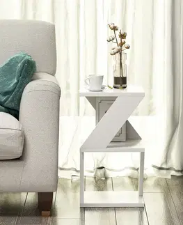 Odkládací stolek Albeni White