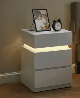 Noční stolek NEON s LED osvětlením
