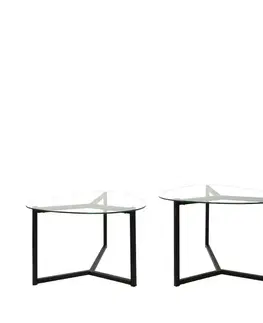 Sada konferenčních stolků Bellisimo Black, 2 ks