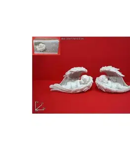 PROHOME - Anděl v křídle 23cm různé druhy