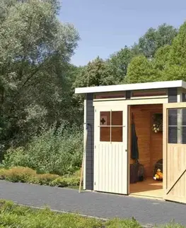 Dřevěný zahradní domek GLUCKSBURG 4 Lanitplast