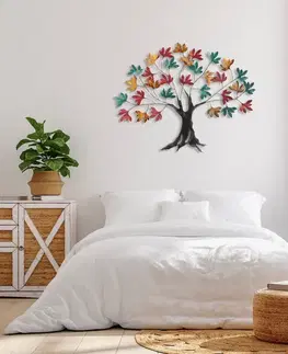 Dekorativní kovový doplněk na zeď Yggdrasil