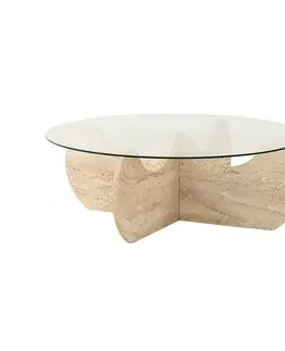 Konferenční stolek Hima Travertine