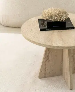 Konferenční stolek Mushroom Travertine
