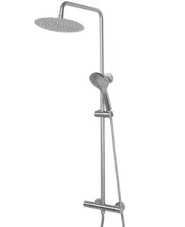 REA Sprchový set s termostatickou baterií 150mm VINCENT Nikl kartáčovaný REA-P6603