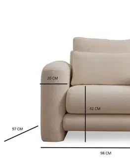 Křeslo ušák Lily Cream - Wing