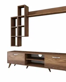Televizní stěna Mia Walnut