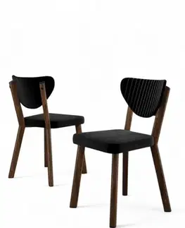 Sada židlí (6 kusů) Arfe - Black, Brown