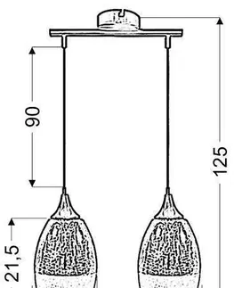 Závěsná lampa CELIA 2xE27 Candellux