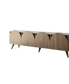 TV stolek Mesta - Walnut v2