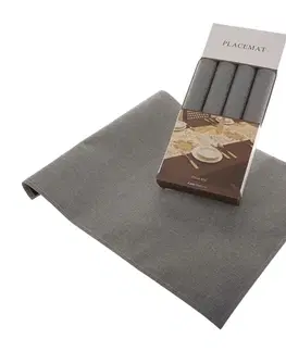 Prostírání SES4007 Dark Grey 30 x 45 cm, sada 4 ks