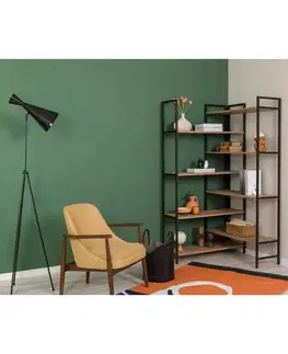 Regál Edra Black and Atlantic Pine