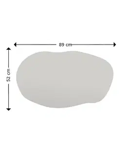 Zrcadlo Lossa Black 52 x 89 cm