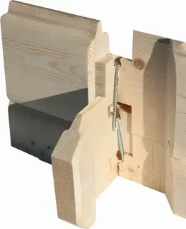 Dřevěný zahradní domek BASTRUP 3 Lanitplast