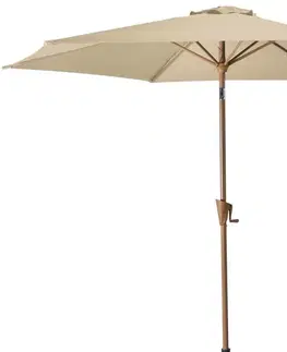 Naklápěcí slunečník WOOD ø 300 cm Rojaplast