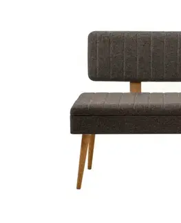 Jídelní set s rozkládacím stolem a židlemi (6 kusů) Vina - Atlantic Pine, Anthracite