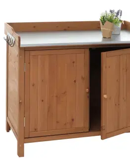 Zahradní skříňka s pracovní deskou L69