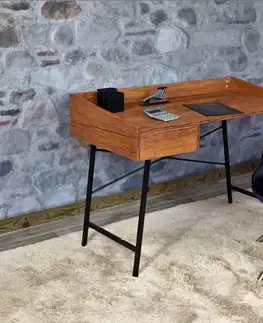 Psací stůl se zásuvkou Dekorhome