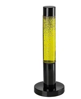 Rabalux 76029 dekorativní lávová stolní LED lampa Lavastic, žlutá
