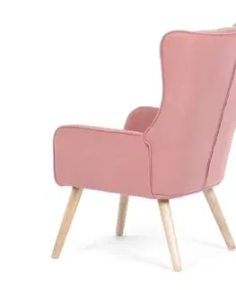 Křeslo ušák PINK2, růžová