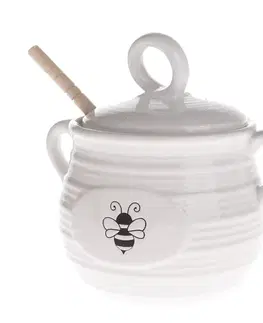 Keramická dóza na med Bee, 450 ml