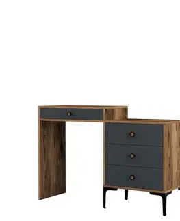 Toaletní stolek Lizbon 550 - Walnut, Anthracite