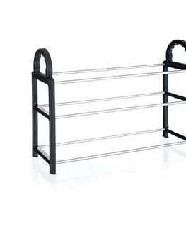 Brilanz Botník BOLTON 65 x 17 x 42 cm, 3 police, černá