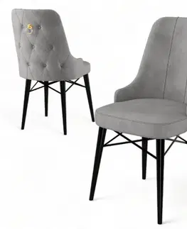 Sada židlí (4 kusy) Pare - Grey, Black