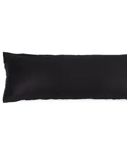 4Home povlak na Relaxační polštář Náhradní manžel satén černá, 50 x 150 cm 