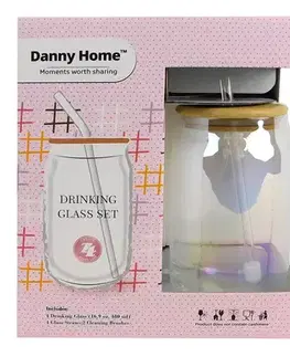 PROHOME - Sklenice s víčkem 480ml 4ks
