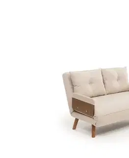 Dvoumístná rozkládací pohovka Cosmo 2-Seater - Cream