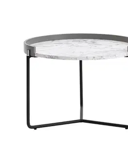 Odkládací stolek Mandy Athracite, 2 ks