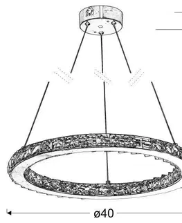 Závěsná lampa LORDS LED RGB Candellux
